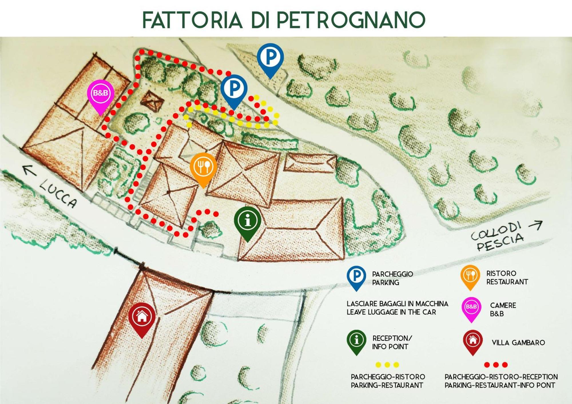 Willa Fattoria Gambaro Di Petrognano Collodi Zewnętrze zdjęcie